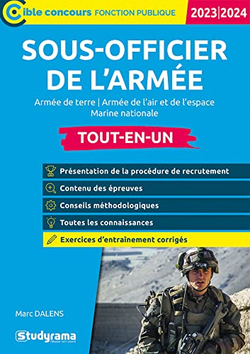 Sous-officier de l'armée : armée de terre, armée de l'air et de l'espace, Marine nationale, tout-en-