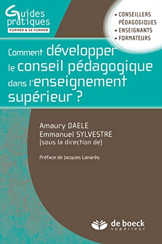 Comment développer le conseil pédagogique dans l'enseignement supérieur ? : conseillers pédagogiques