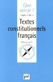textes constitutionnels français