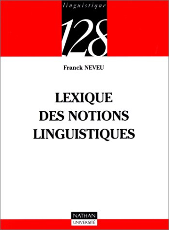 Lexique des notions linguistiques