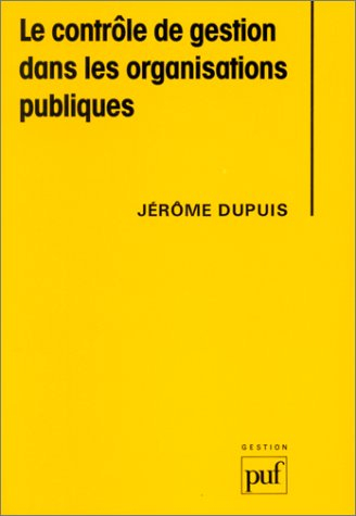 Le contrôle de gestion dans les organisations publiques