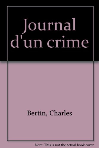 Journal d'un crime