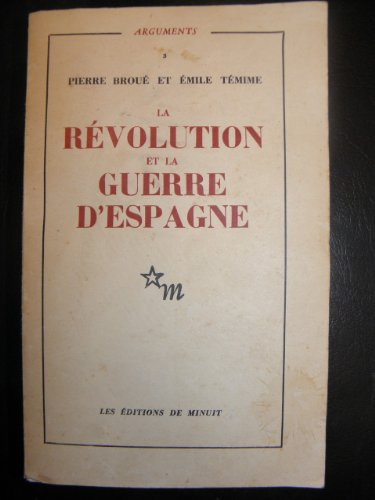 la révolution et la guerre d'espagne