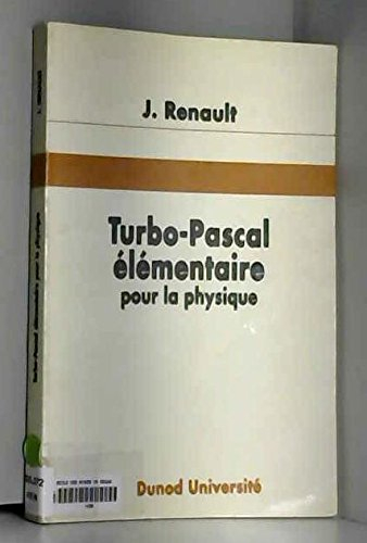 Turbo Pascal élémentaire pour la physique
