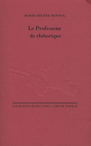 Le professeur de rhétorique