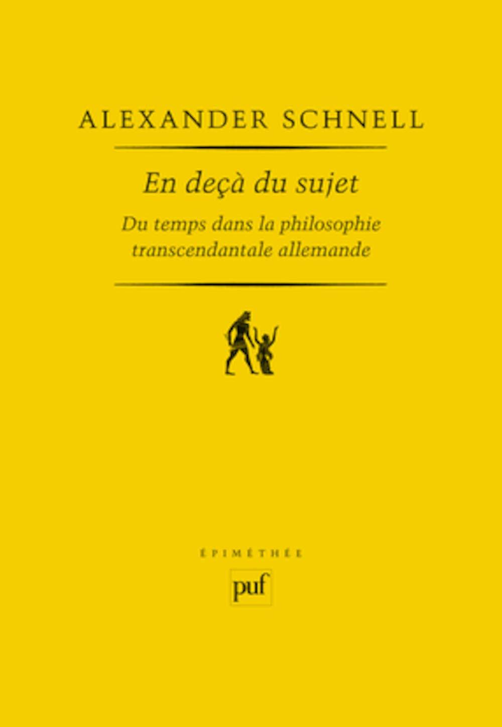 En deçà du sujet : du temps dans la philosophie transcendantale allemande