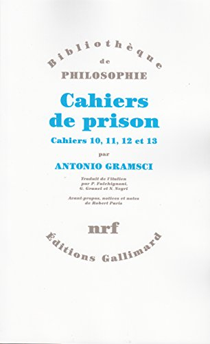 cahiers de prison, tome 3 : numéros 10, 11, 12, 13