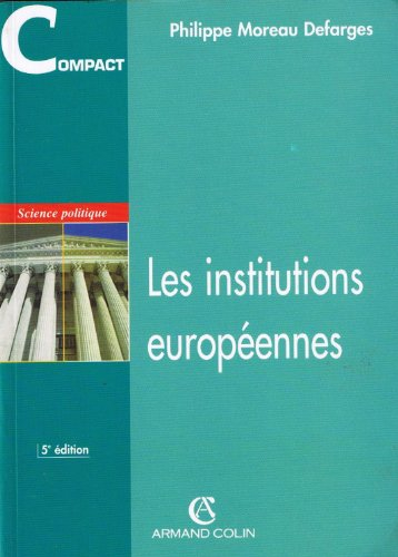 les institutions européennes. 5ème édition