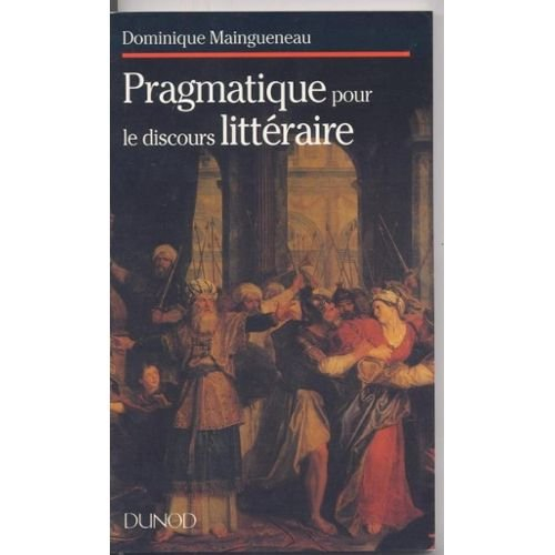 pragmatique pour le discours litteraire