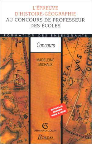 L'épreuve d'histoire-géographie au concours de professeur des écoles