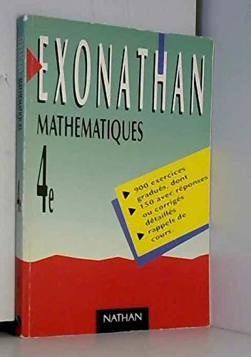 Mathématiques : 4e, livre de l'élève