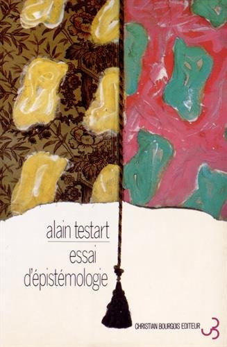 Essai d'épistémologie