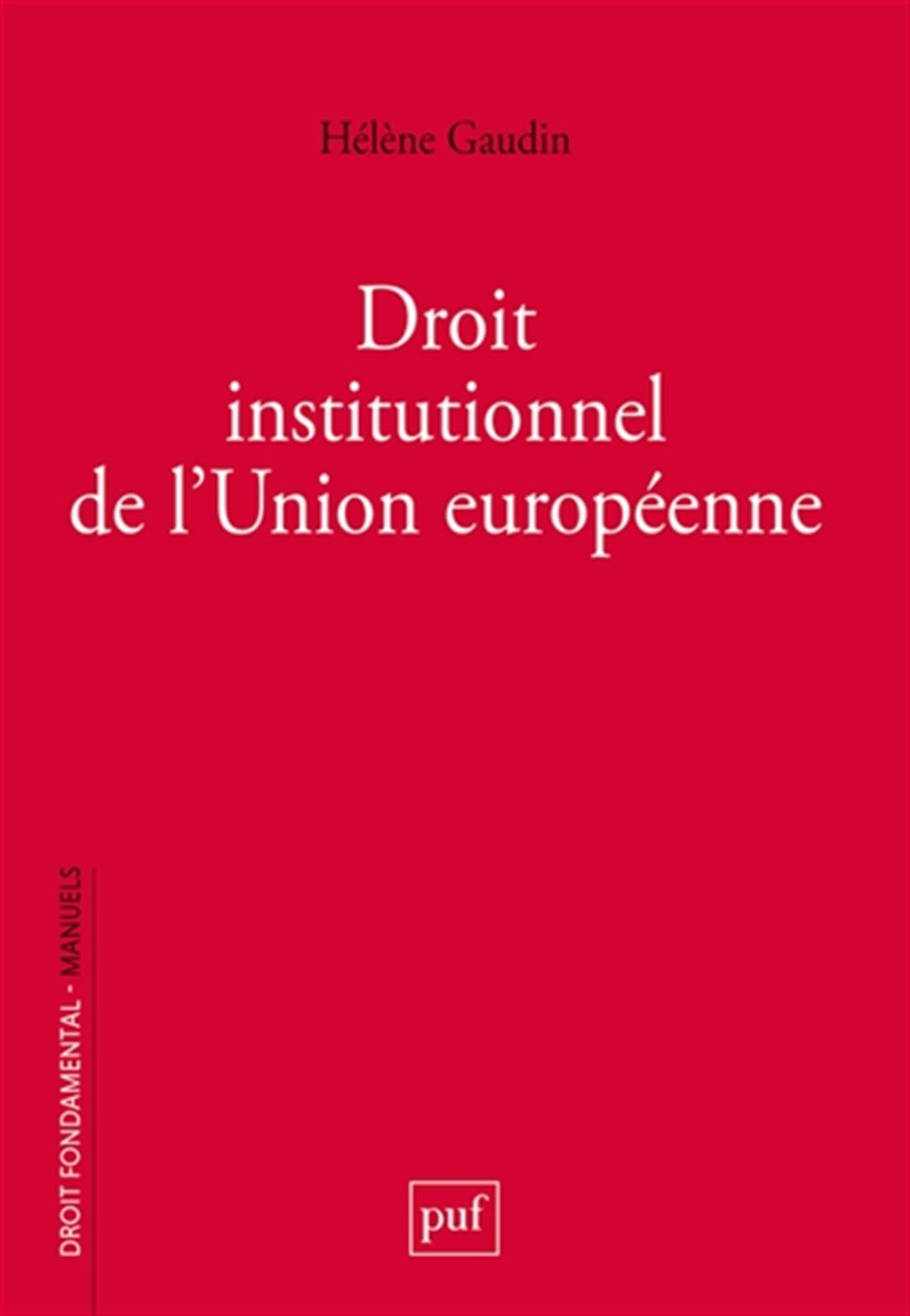 Droit institutionnel de l'Union européenne