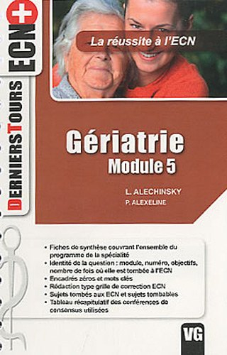 Gériatrie, module 5