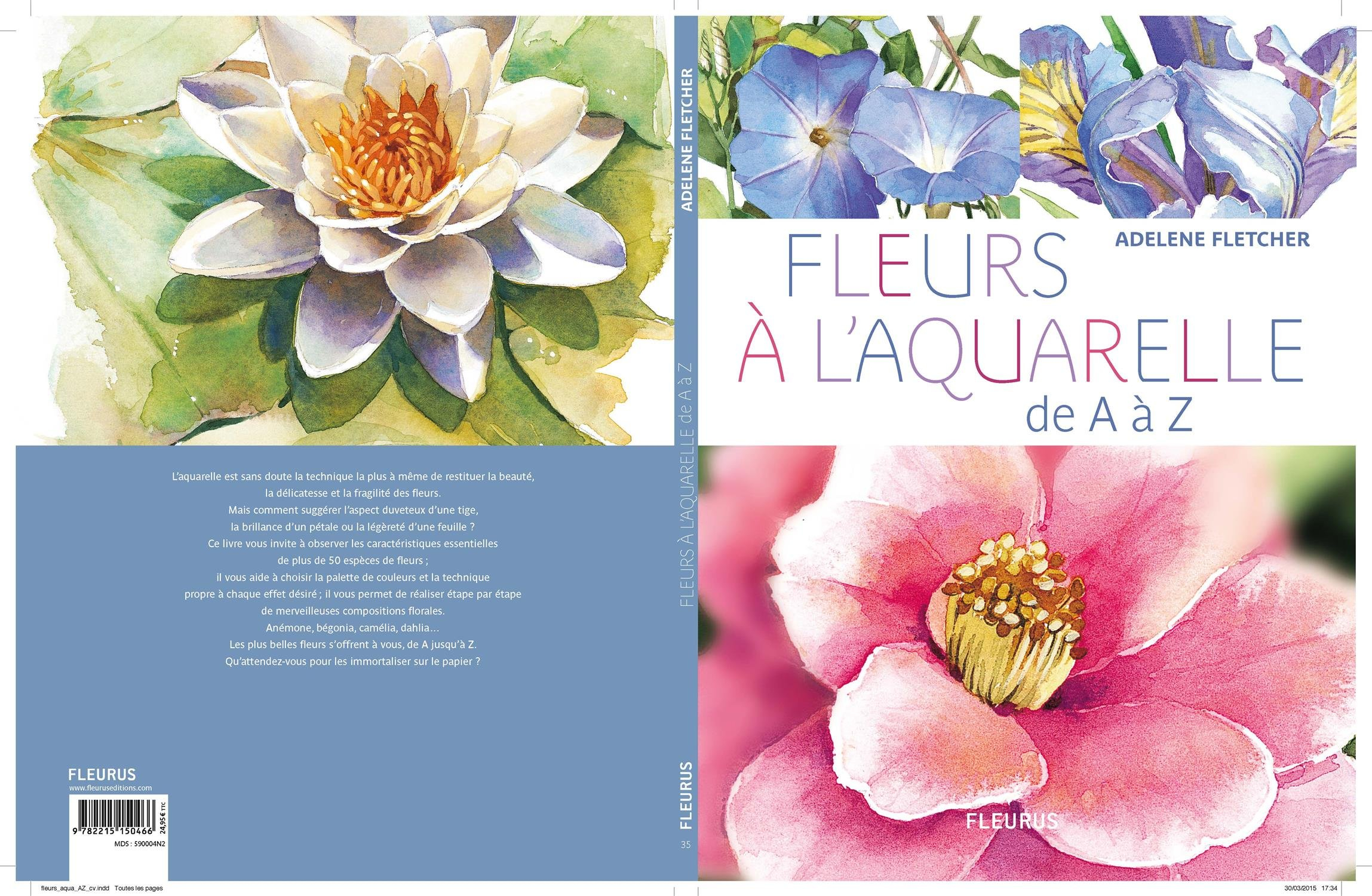 Fleurs à l'aquarelle de A à Z