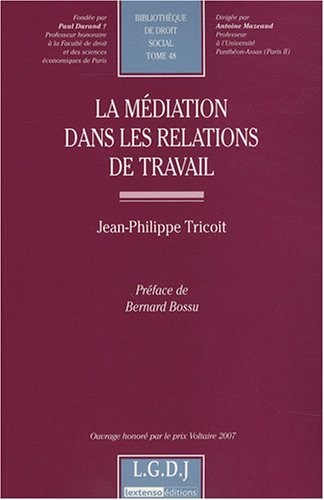 La médiation dans les relations de travail