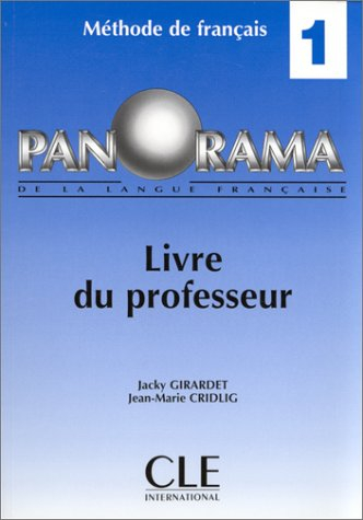 panorama niveau 1. livre du professeur