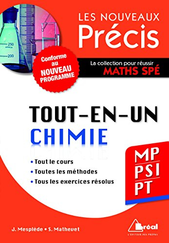 Tout-en-un : chimie : MP, PSI, PT