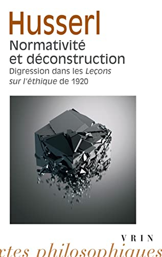 Normativité et déconstruction : digression dans les Leçons sur l'éthique de 1920