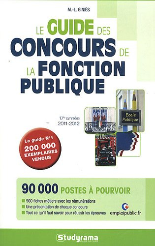 Le guide des concours de la fonction publique