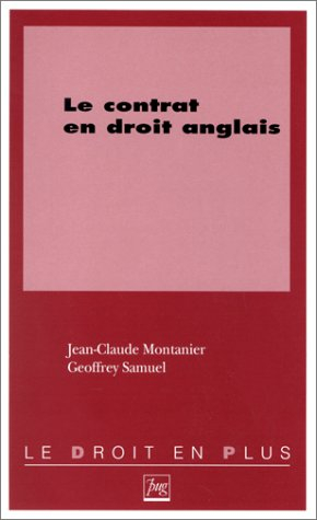 Le contrat en droit anglais