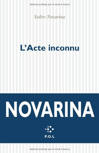 L'acte inconnu : théâtre