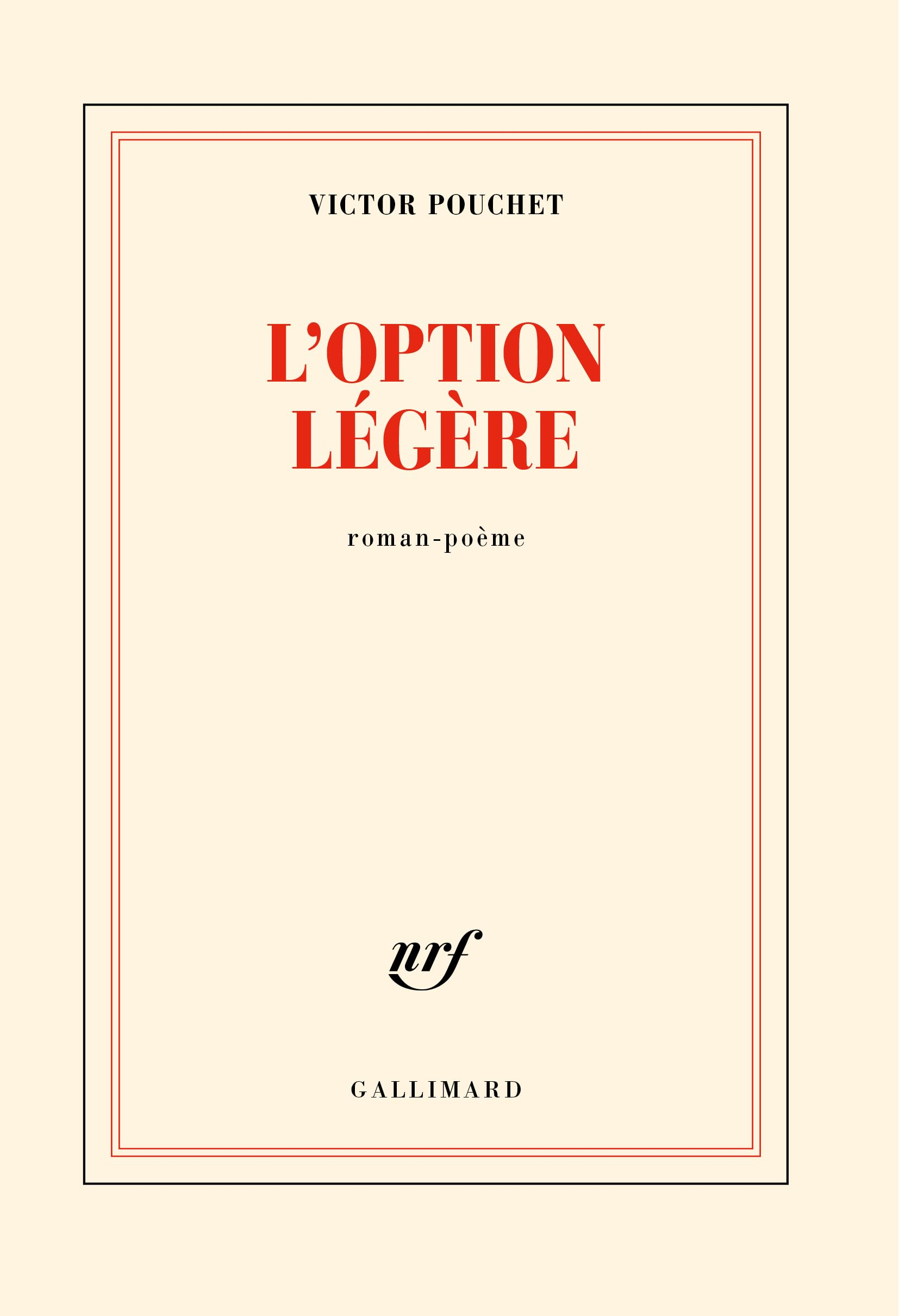 L'option légère : roman-poème