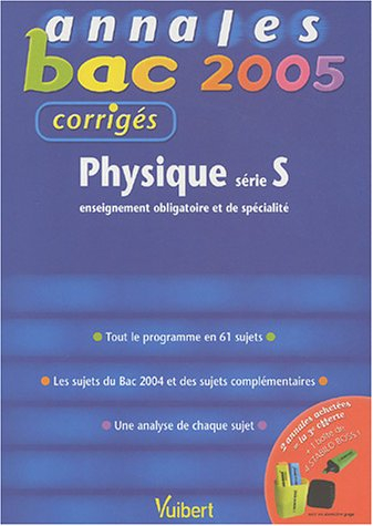 Physique série S enseignement obligatoire et de spécialité : tout le programme en 61 sujets, les suj