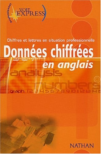 Données chiffrées en anglais : chiffres et lettres en situation professionnelle