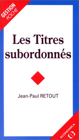 Les titres subordonnés