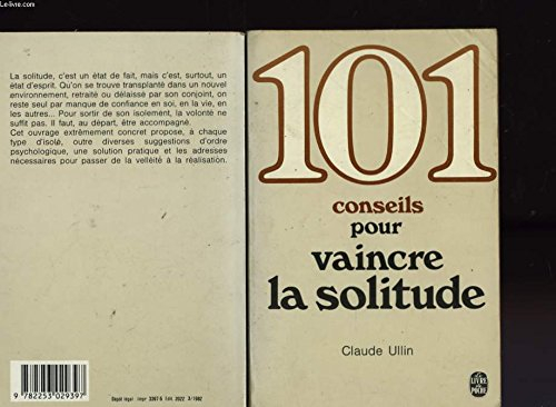 101 conseils pour vaincre la solitude