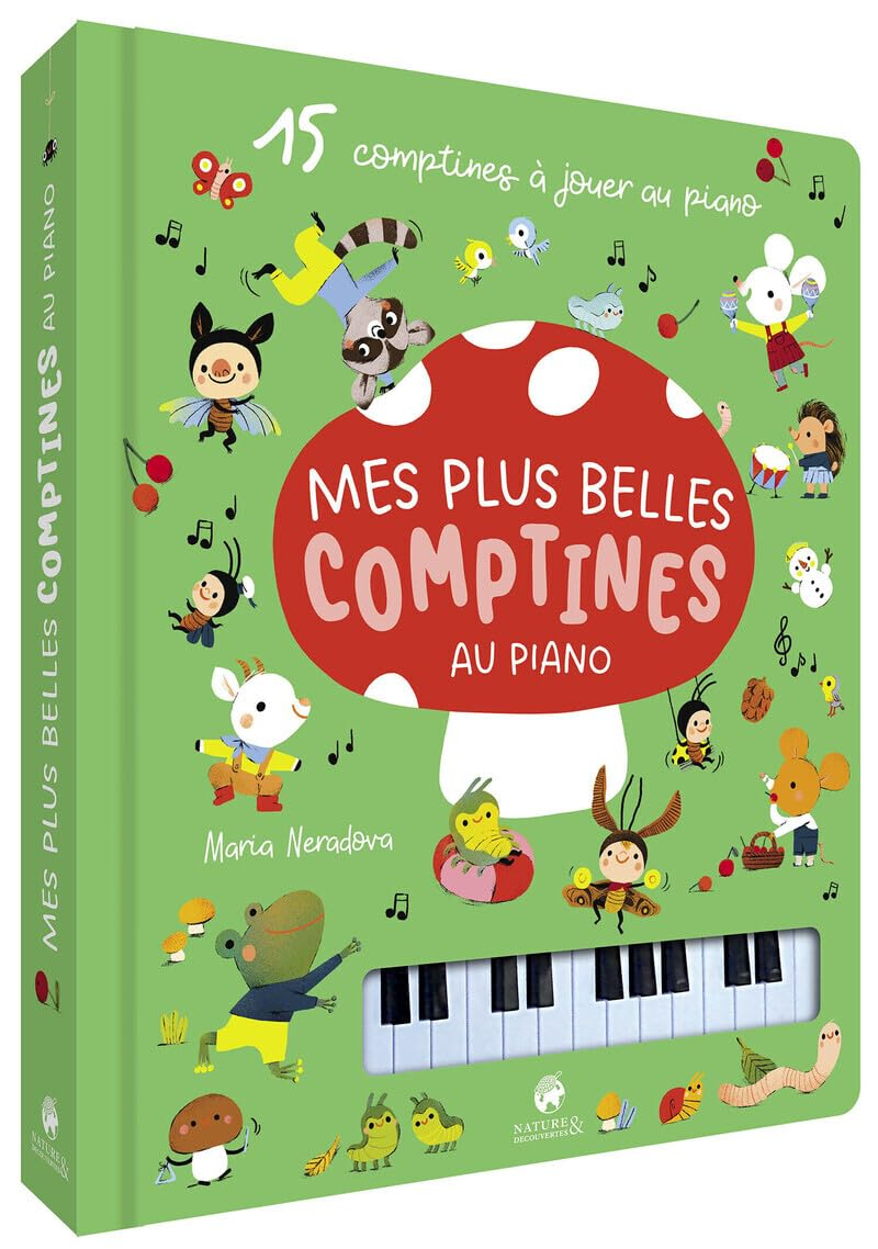 Mes plus belles comptines au piano : 15 comptines à jouer au piano