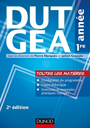 DUT GEA 1re année : toutes les matières