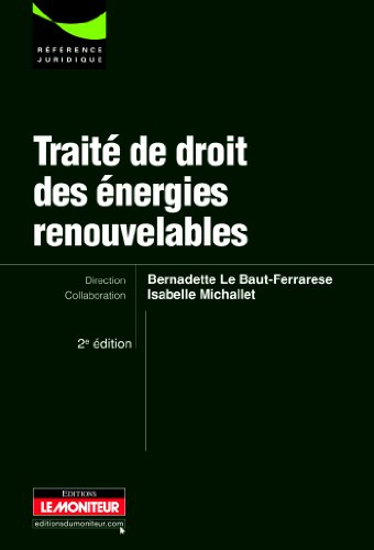 Traité de droit des énergies renouvelables
