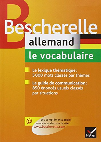Allemand, le vocabulaire