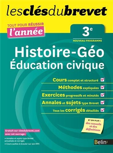 Histoire géo, éducation civique 3e : nouveau programme