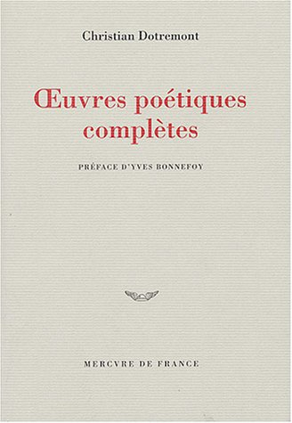 Oeuvres poétiques complètes