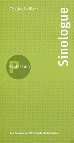 Profession, sinologue