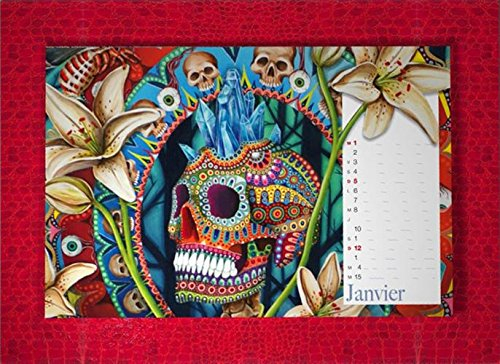 Luxe et vanités : sous-main à colorier : 24 planches calendaires