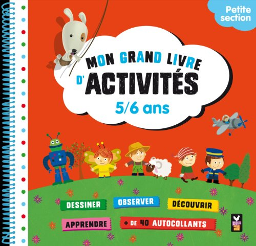 Mon grand livre d'activités, 5-6 ans : grande section