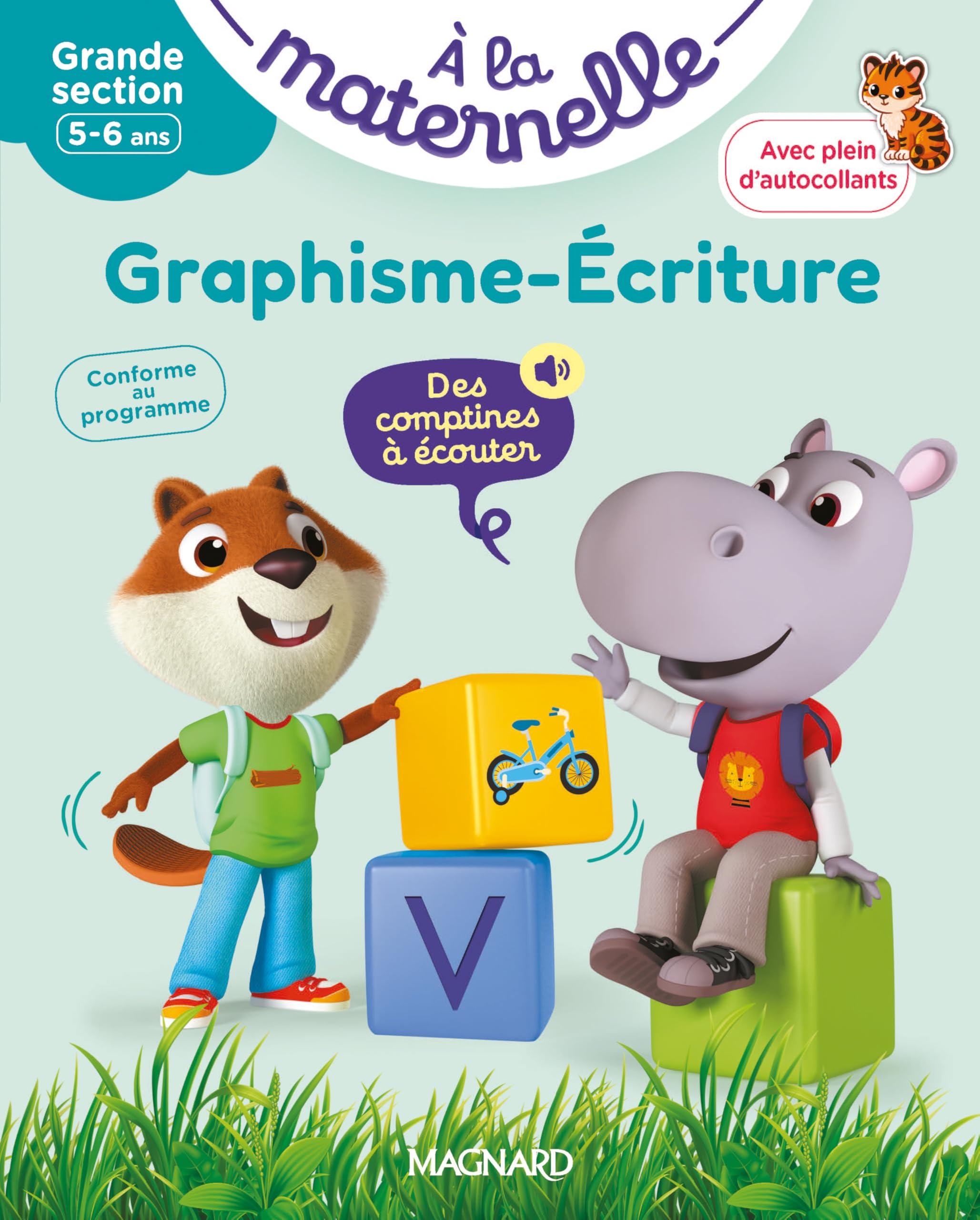 A la maternelle, graphisme-écriture, grande section, 5-6 ans : premiers pas vers la lecture : confor