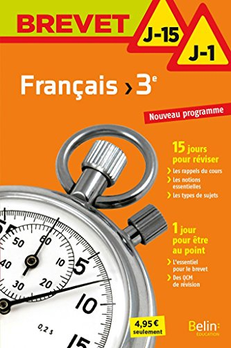 Français 3e : nouveau programme