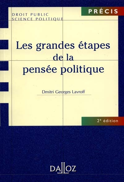 Les grandes étapes de la pensée politique