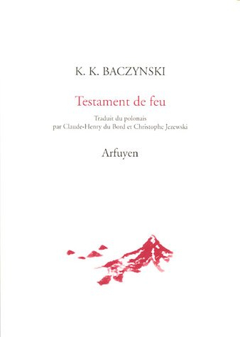 Testament de feu : poèmes