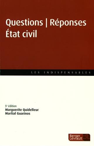 Etat civil : questions-réponses