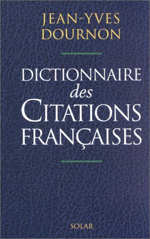 Dictionnaire des citations françaises