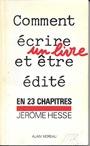Comment écrire un livre et être édité