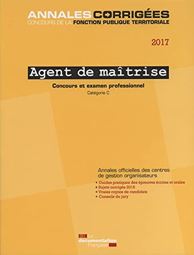 Agent de maîtrise,  concours et examen professionnel : concours externe, interne et 3e concours, : e