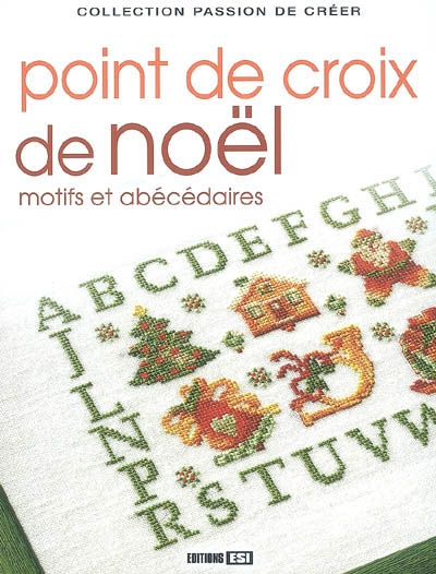 Point de croix de Noël : motifs et abécédaires