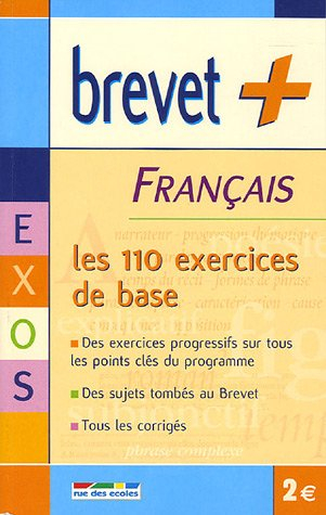 Français : les 110 exercices de base